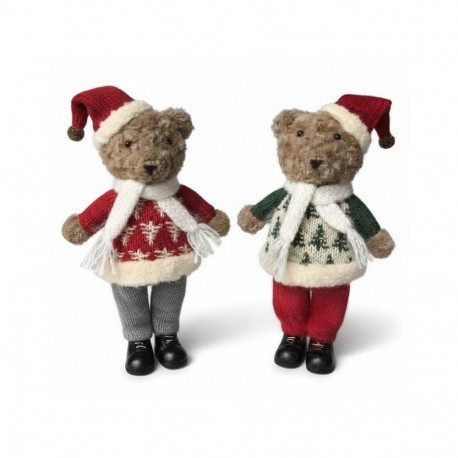 DECORATION TEDDY BEAR H45CM