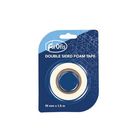Double side foam tape 19mm x1.5m FOROFIS