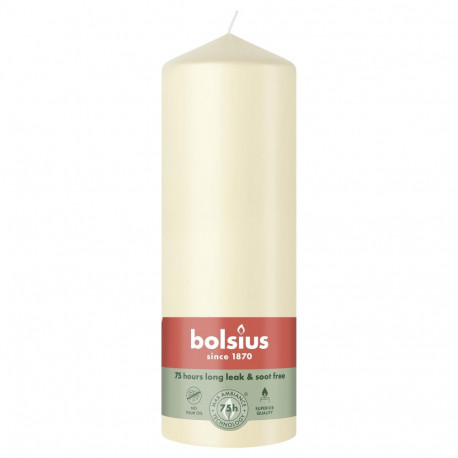 PILLAR CANDLE IVORY H20CM/D6.8CM