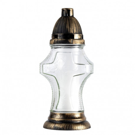 GRAVE CANDLE GLASS I-56 36H