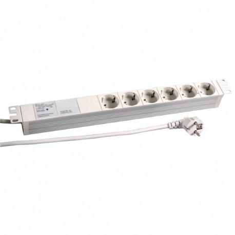 EFB Elektronik pikendusjuhe 691689K 2m AC 6-pesaga siseruumideks, hall