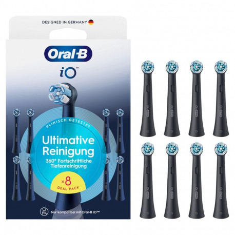 Braun Oral-B harjapead iO Ultimat 8tk, must