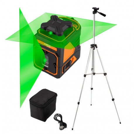 LASER PŁASZCZYZNOWY 30 M, 5 LINII, ETUI + STATYW 1.5M