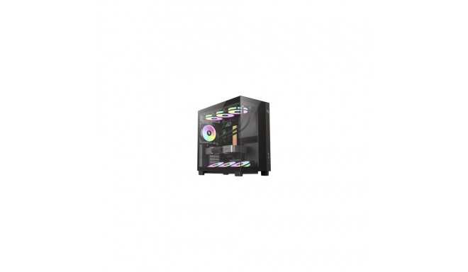 GameMax arvutikorpus NEX C53 BK, must