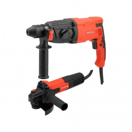 YATO SDS+ löökvasar 900W 3,2J / nurklihvija 125mm 750W