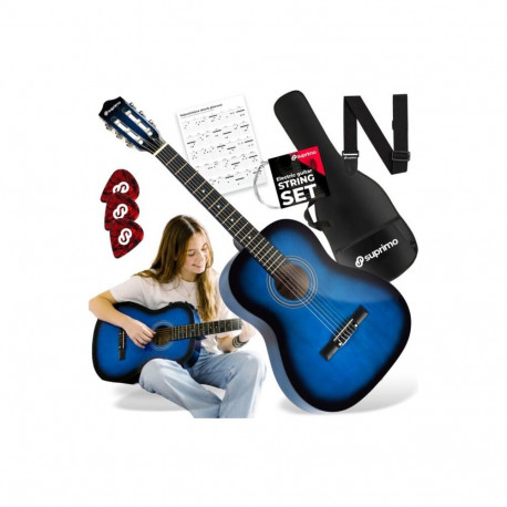 SUPRIMO CG34 BB gitara klasyczna 3/4 36 cali blueb