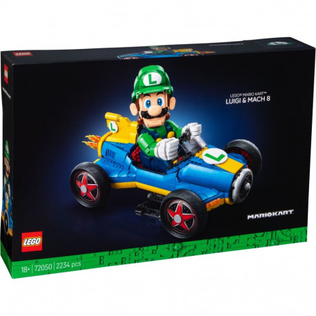 LEGO mängukomplekt 72050 Super Mario Mario Kart: Luigi & Mach