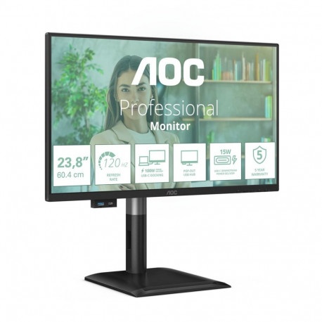 AOC arvutimonitor 24P4CV 60.5cm (23.8") 1920 x 1080 Full HD LED, must