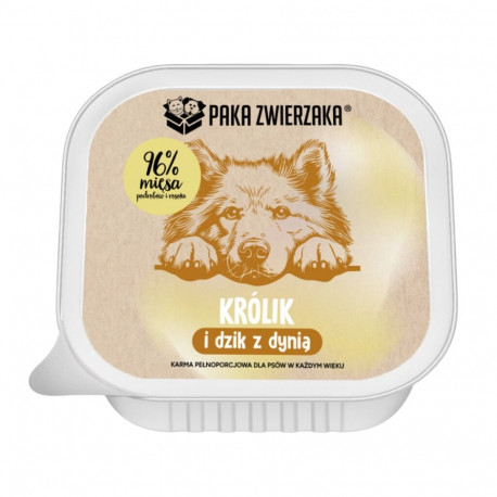 PAKA ZWIERZAKA märg koeratoit jänes ja metssiga kõrvitsaga 150g