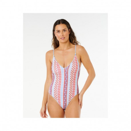 Kostium damski RIP CURL Coastal Instinct Cheeky 1Pc multikolor - S