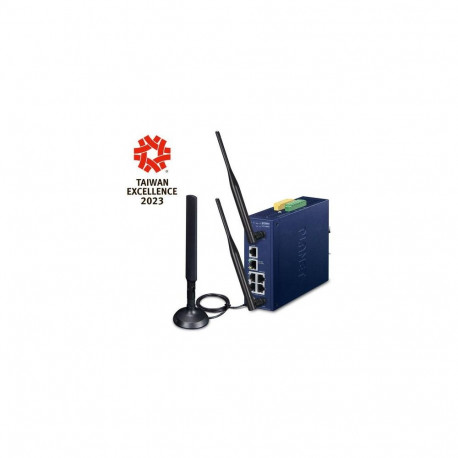 PLANET Industrial 5-Port GE LoRaWAN WLAN Gateway LCG-300W-EU gateway/controller