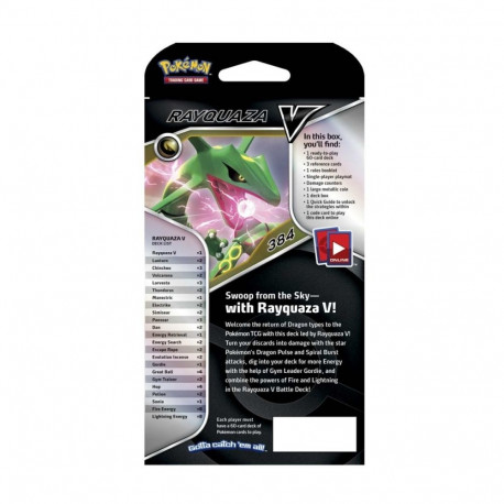 Trading Card Game - Pokémon TCG: V Battle Deck Rayquaza V 60-Card Deck