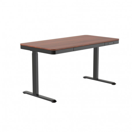 ACTIVEJET desk with electric height adjustment 120x60 ET119S black/walnut