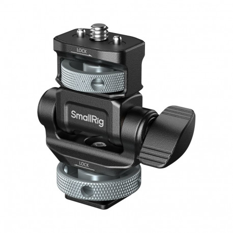 SmallRig 6313 Monitor Support for Horizontal & Vertical Shooting with Cold Shoe Mount