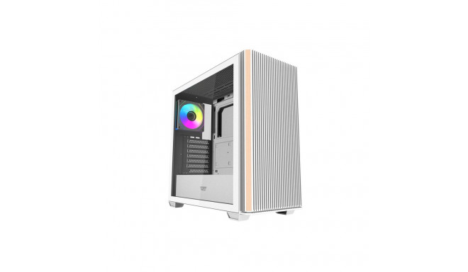Darkflash DS900WS computer case (White) + 4 ARGB fans