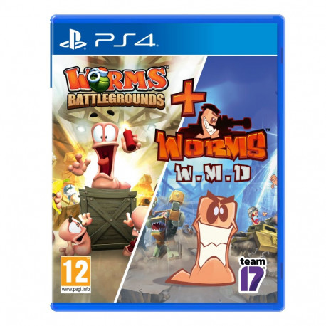 Worms Battlegrounds + Worms WMD Double Pack (PS4) (5056208805409)