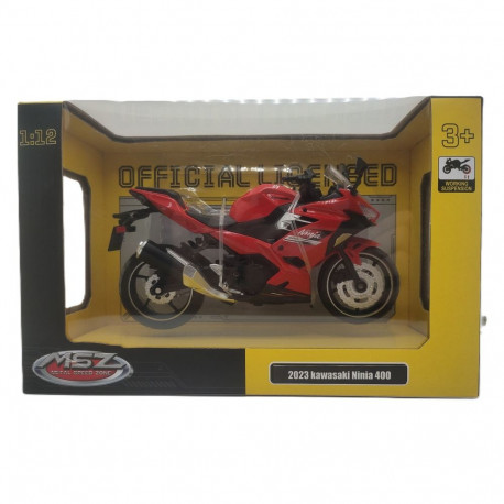 MSZ Die-cast model Kawasaki Ninja 400 Motorcycle, scale 1:12