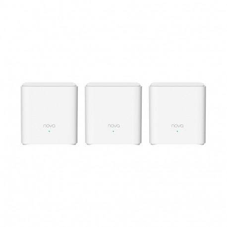 Tenda mesh-võrgusüsteem MX3 3-pakk kaksiribaline (2.4GHz/5GHz) Wi-Fi 6 (802.11ax), valge