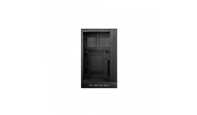 Computer Case - DeepCool CH270 Micro ATX Mini-ITX Tempered Glass USB Type-C Black