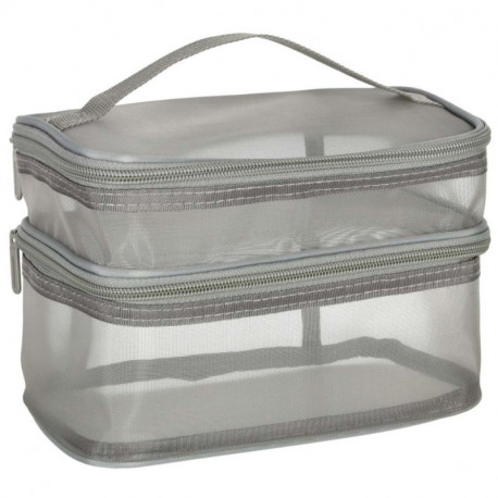 Toiletry bag, grey
