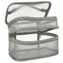 Toiletry bag, grey