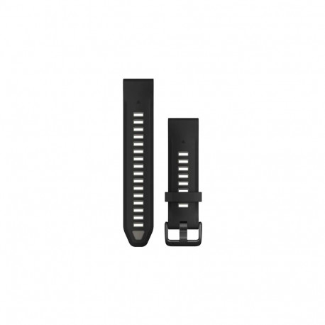 Garmin QuickFit 20mm Silikoonist kellarihmad, Must/hall