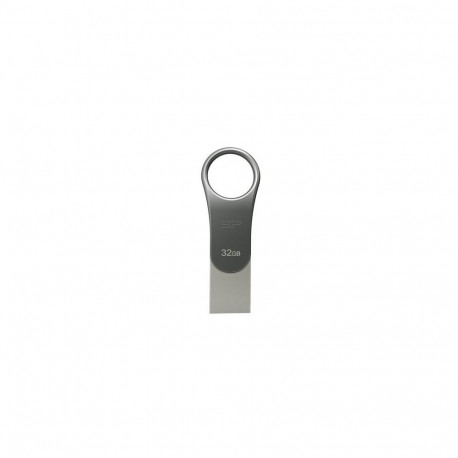 Silicon Power Mobile C80 USB flash drive 32 GB USB Type-A / USB Type-C 3.2 Gen 1 (3.1 Gen 1) Titaniu