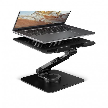 Notebook stand Axagon 10"-16" Aluminum HQ Rotating, Black