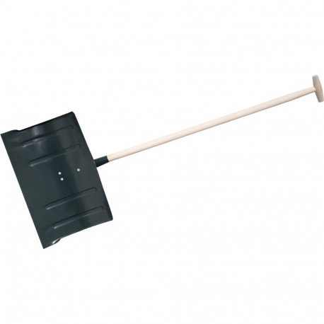 Lumelabidas laius 480mm kõrgus 310mm värvitud metallist puust varrega 32mm