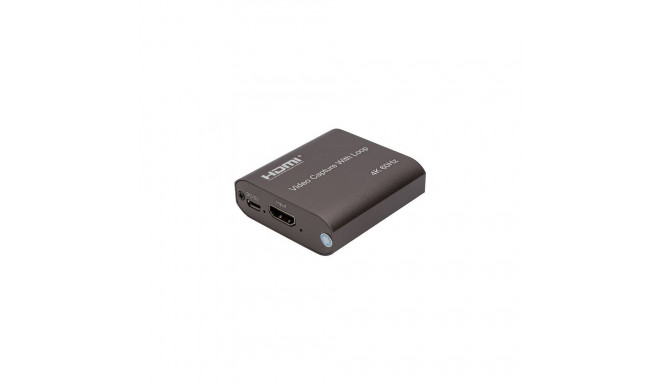 Video Capture with Loop HDMI, 4K 60Hz