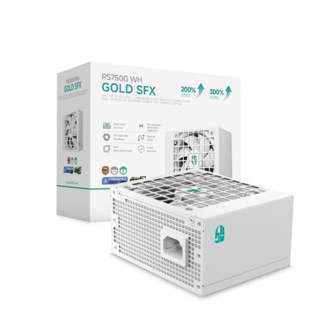 Power Supply Unit - DEEPCOOL Gamer Storm PS750G 750W 90% Efficiency Fully-Modular White