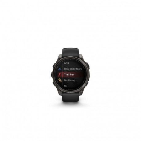 Garmin fenix 8 3.56 cm (1.4") AMOLED 47 mm digitaalne 454 x 454 pikslit puuteekraan, must, Wi‑Fi GPS