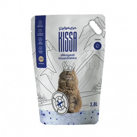 Suomen Kissa unscented silica gel cat litter 3,8L