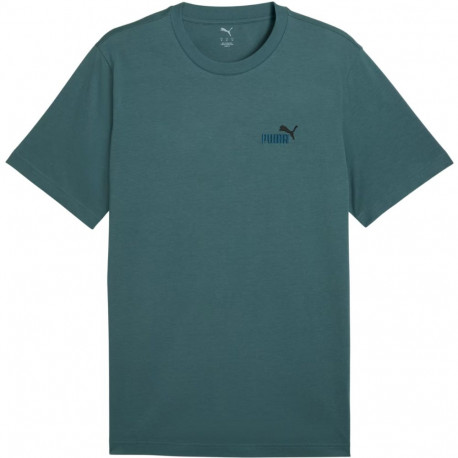 Puma meeste t-särk 684717 90 Ess 2 Color Small No. 1 logoga, roheline