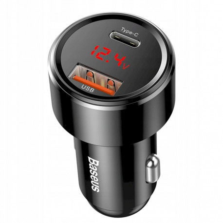 Baseus Magic Series Charger 45 W USB-A + USB-C with display / black