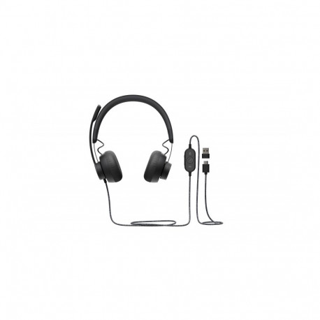 Logitech Zone Wired UC Headset, Dark grey
