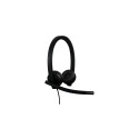 Logitech H570e Stereo MS Teams Wired Headset USB-A, Black