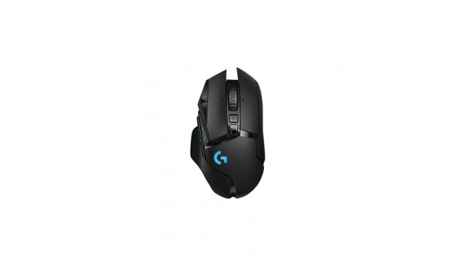 Logitech G502 LIGHTSPEED Wireless Gaming Mouse, RF Wireless, 25600 DPI, Black