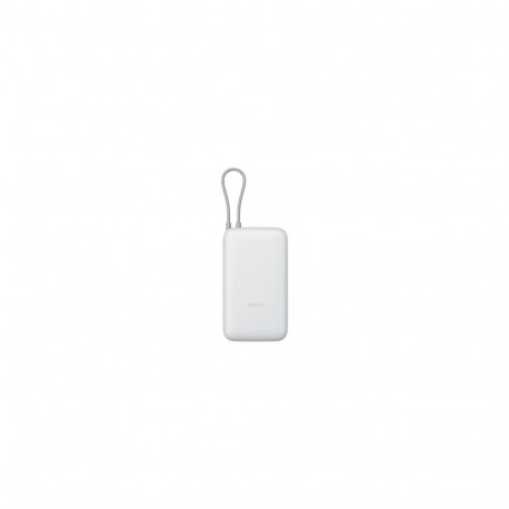 Xiaomi 22.5W Power Bank 20000mAh, Integrated Cable, Light Gray