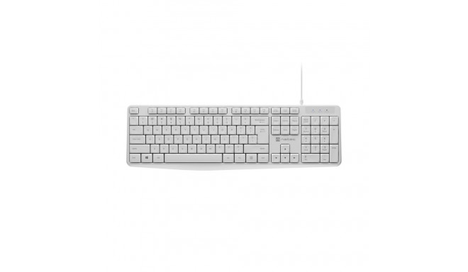 Keyboard Nautilus US slim white