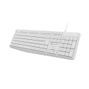 Keyboard Nautilus US slim white