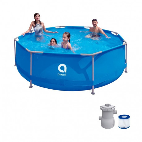 AVENLI Round Frame Swimming Pool 305x76 Set