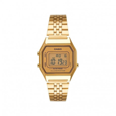Casio käekell A168WG-9WDF elektrooniline metallist rihmaga, kuldne