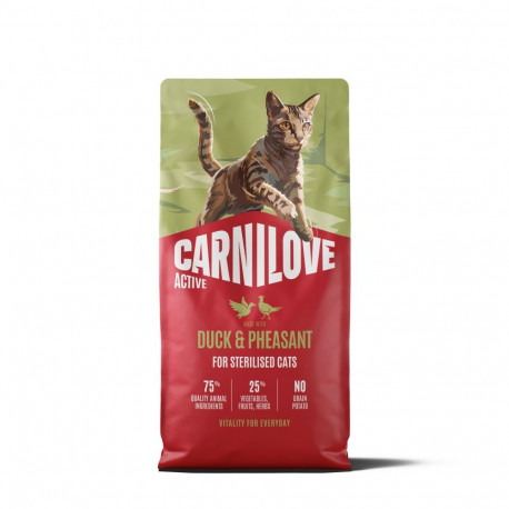 Carnilove Active Duck & Pheasant Adult Sterilised cat food 6kg