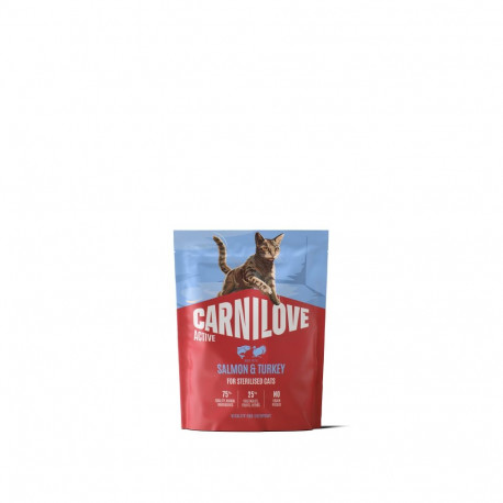 Carnilove Active Salmon & Turkey Adult Sterilised cat food 0.4kg
