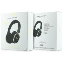 Wireless headphones Guess ENC Rectangle Metal Script black