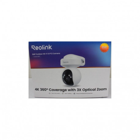 Reolink SALE OUT. E Series E560 4K 8MP Smart PTZ WiFi Camera with Auto Tracking, White | 4K Smart Wi