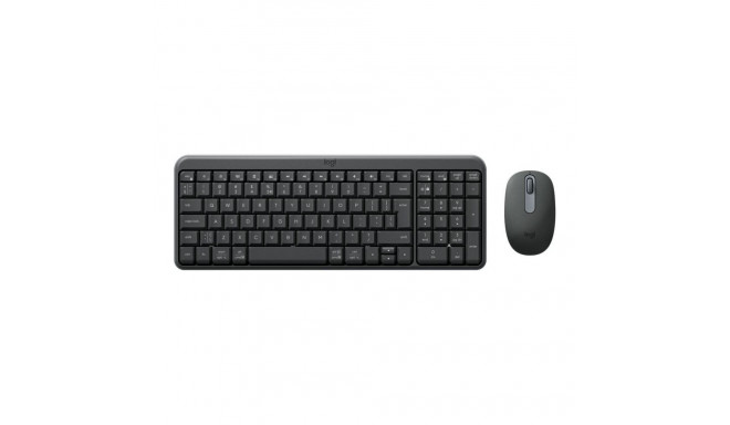 Logitech Wireless MK250 Keyboard and Mouse Combo, US INT, Graphite