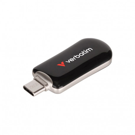 Verbatim mälupulk Plectra USB-C 256GB, must