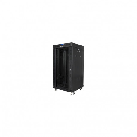 Lanberg FF01-6622-12BL rack cabinet 22U Freestanding rack Black